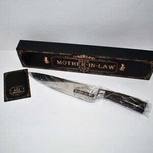 Cocomong Chef Knife Gift for Best Mother In Law – Etched on Knife NIB